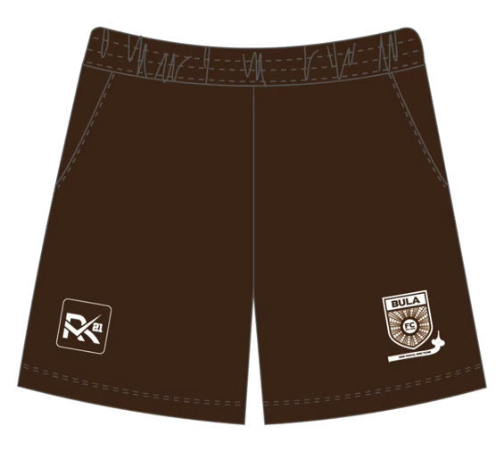 Dark Brown Casual Shorts